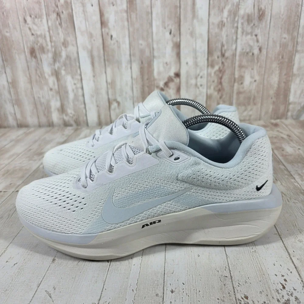 Nike Air Winflo 11 Womens White Pure Platinum Running Shoes FJ9510-107 US 10